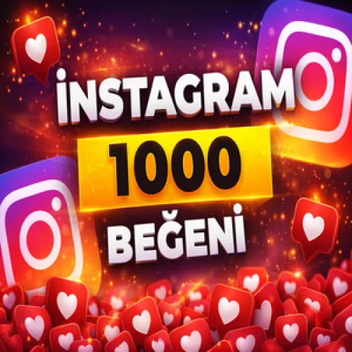  Hızlı Teslim - İNSTAGRAM 1.000 BEĞENİ